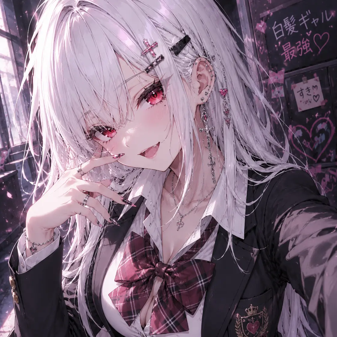 CaringSlice8118의 白髪ギャルが溺愛