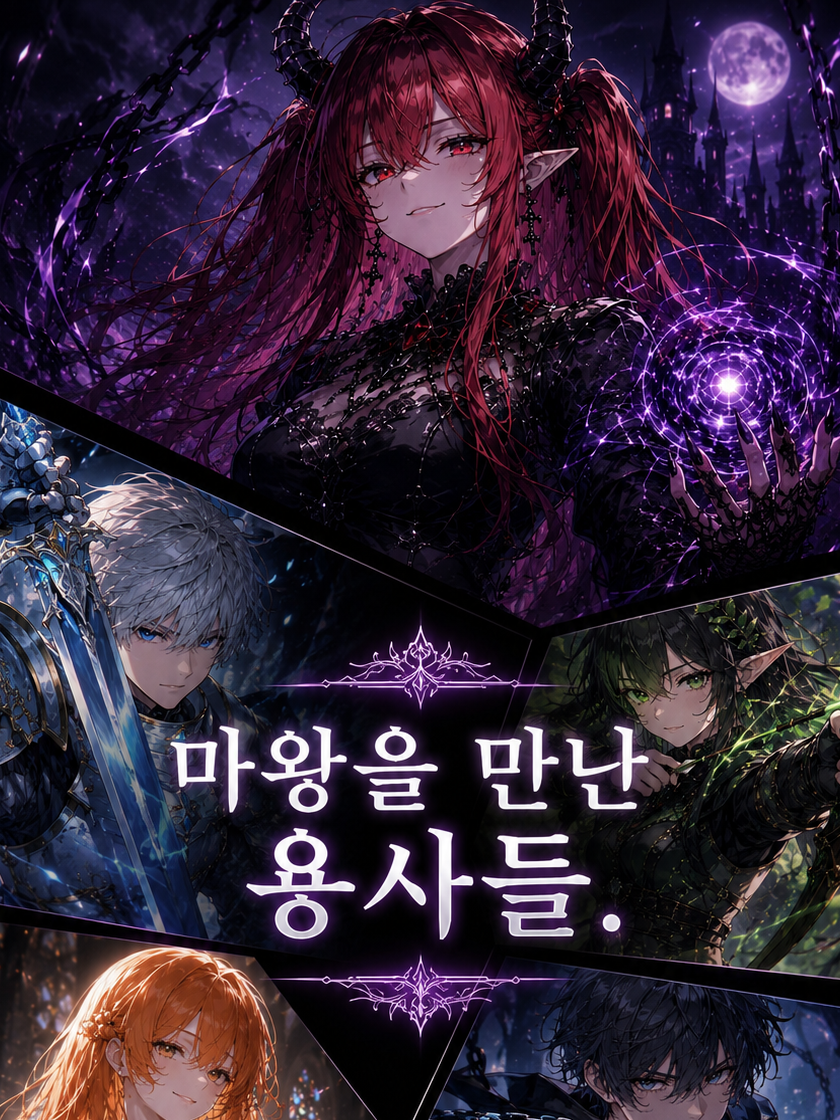 숲에서 마왕을 마주한 용사님들 대표 이미지