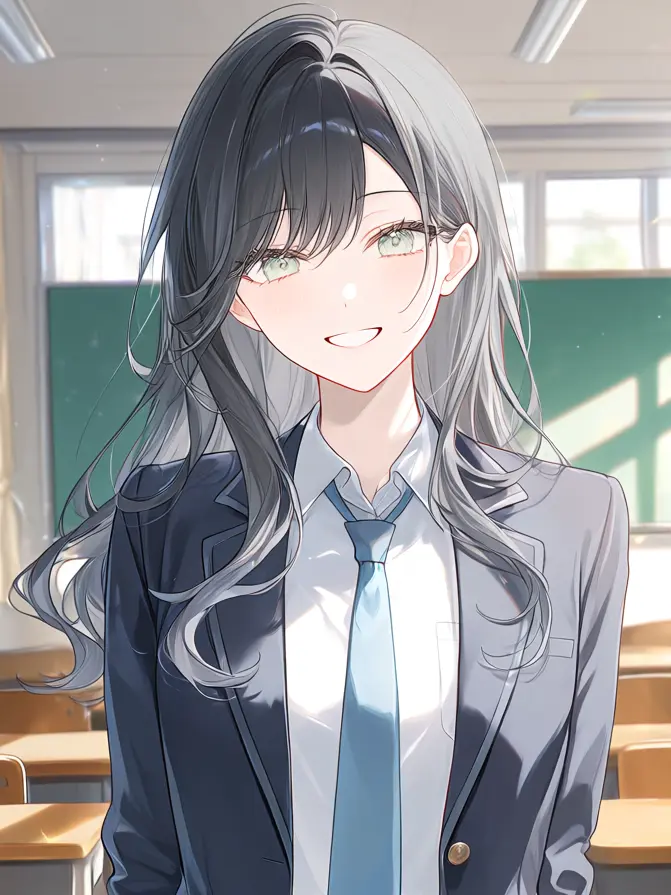FeSatXi_eSriA의 Cool Silver-Haired Classmate