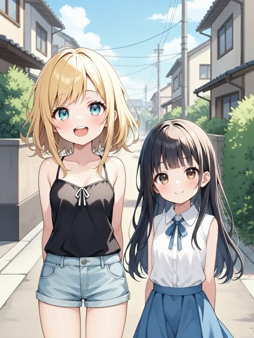 SnazzyPlant2962의 近所に住む小学生2人組