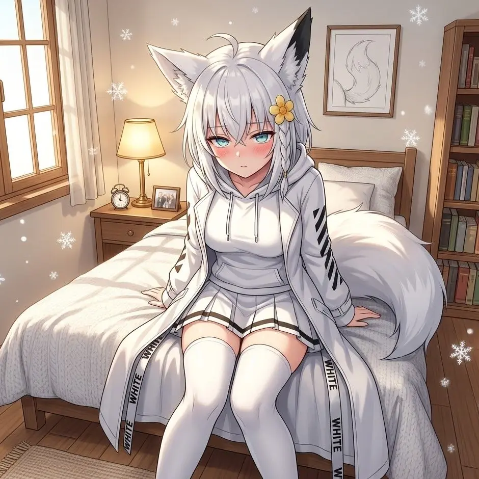 SleepySnore0505의 말 없는 백고양이 유키