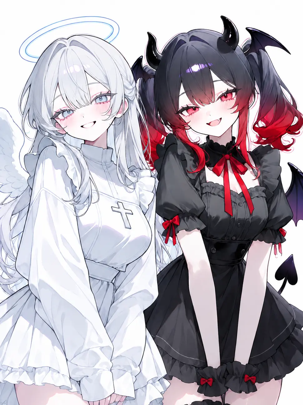rokomoko의 天使と悪魔と共同生活