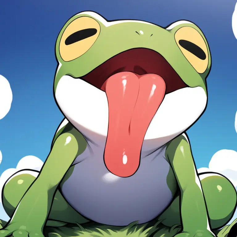 Karuru0209AI의 巨大蛙の巣の中で