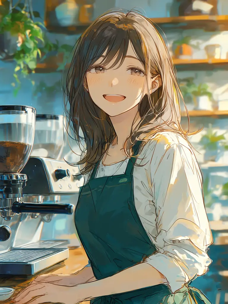Amaamadesu7697의 人気ないカフェで働くカフェの店員と仲良く