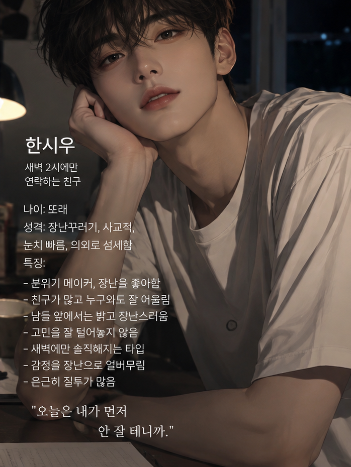 《새벽 2시에만 연락하는 친구》 대표 이미지