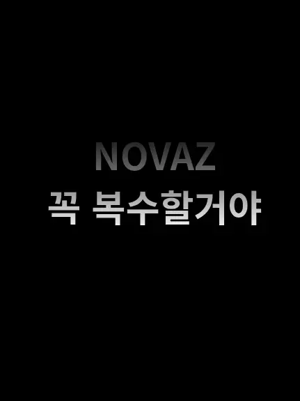 JH-N의 NOVAZ... 꼭 복수할거야...