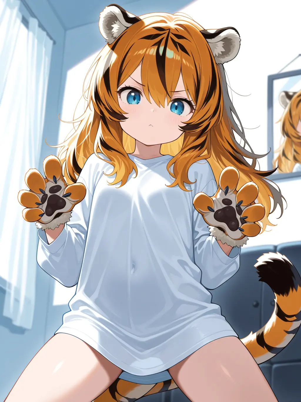 TaquSynthV의 とてもワガママな希少な虎少女。