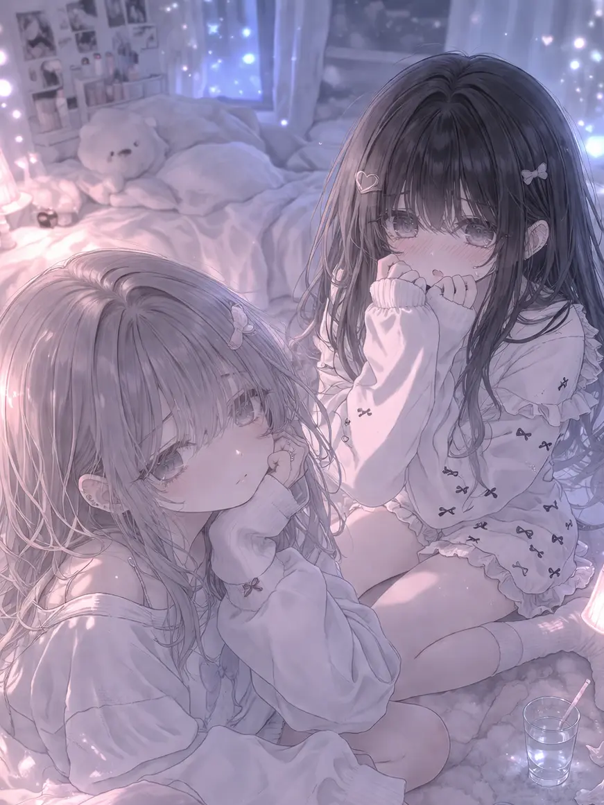 LoudKagu7309의 ダウナー妹と内気な妹の親友