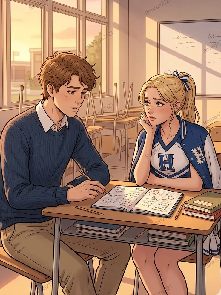 Ronron2121의 The Cheerleader Who Needed a Tutor
