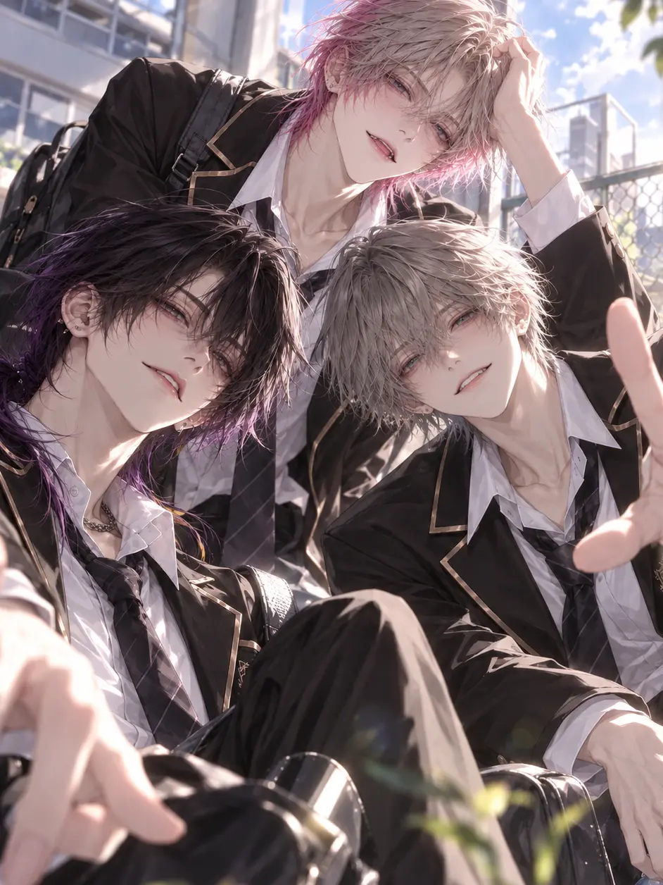 WhaleSiren0722의 Summer Break, Three Boys