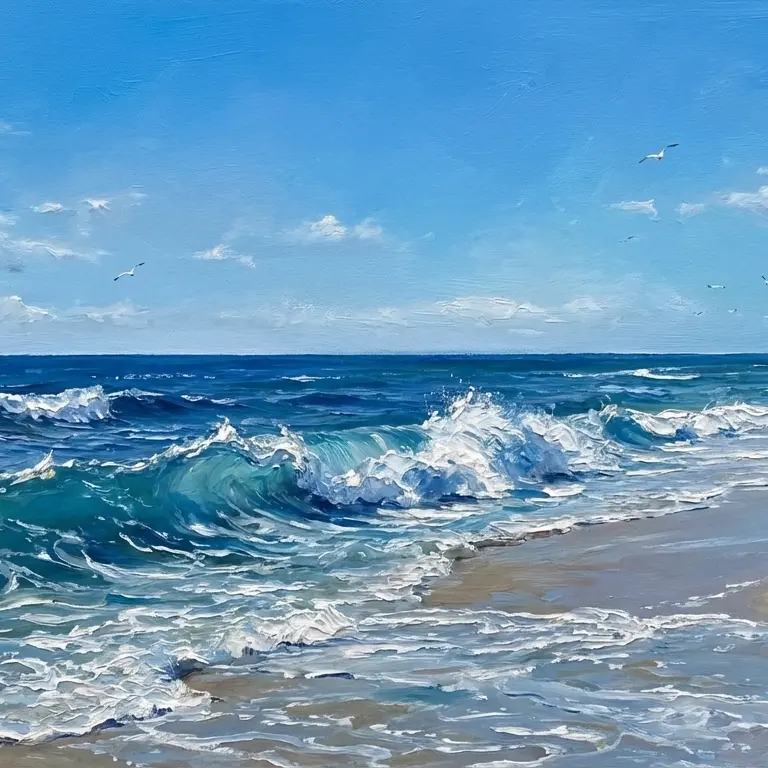 No.12의 아무도 존재하지 않는 해변가