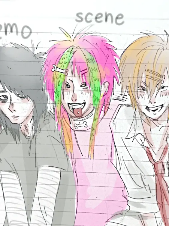 DrunkIdol6439의 シャギーカット三銃士