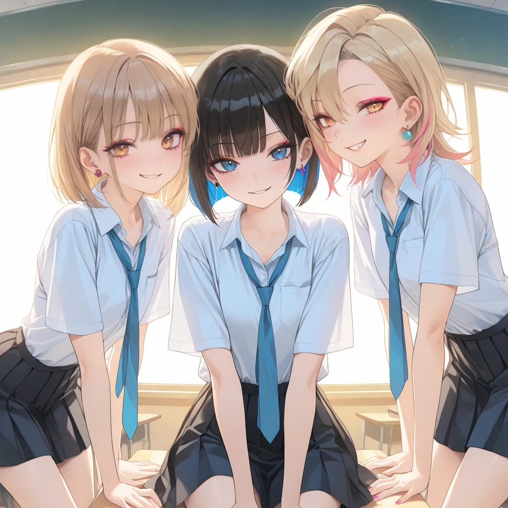 3人のギャル
