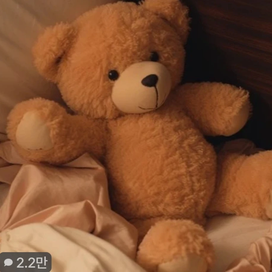 흑화한 곰돌이