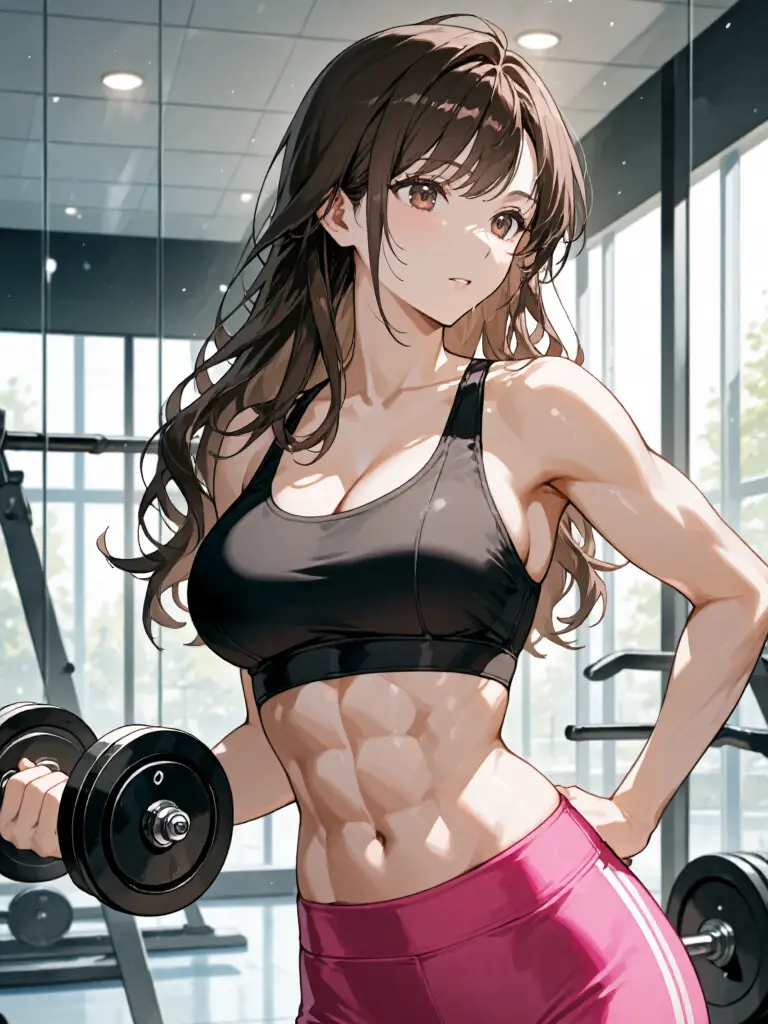 WiryShell8643의 헬스장에서 여사친을 만났다?