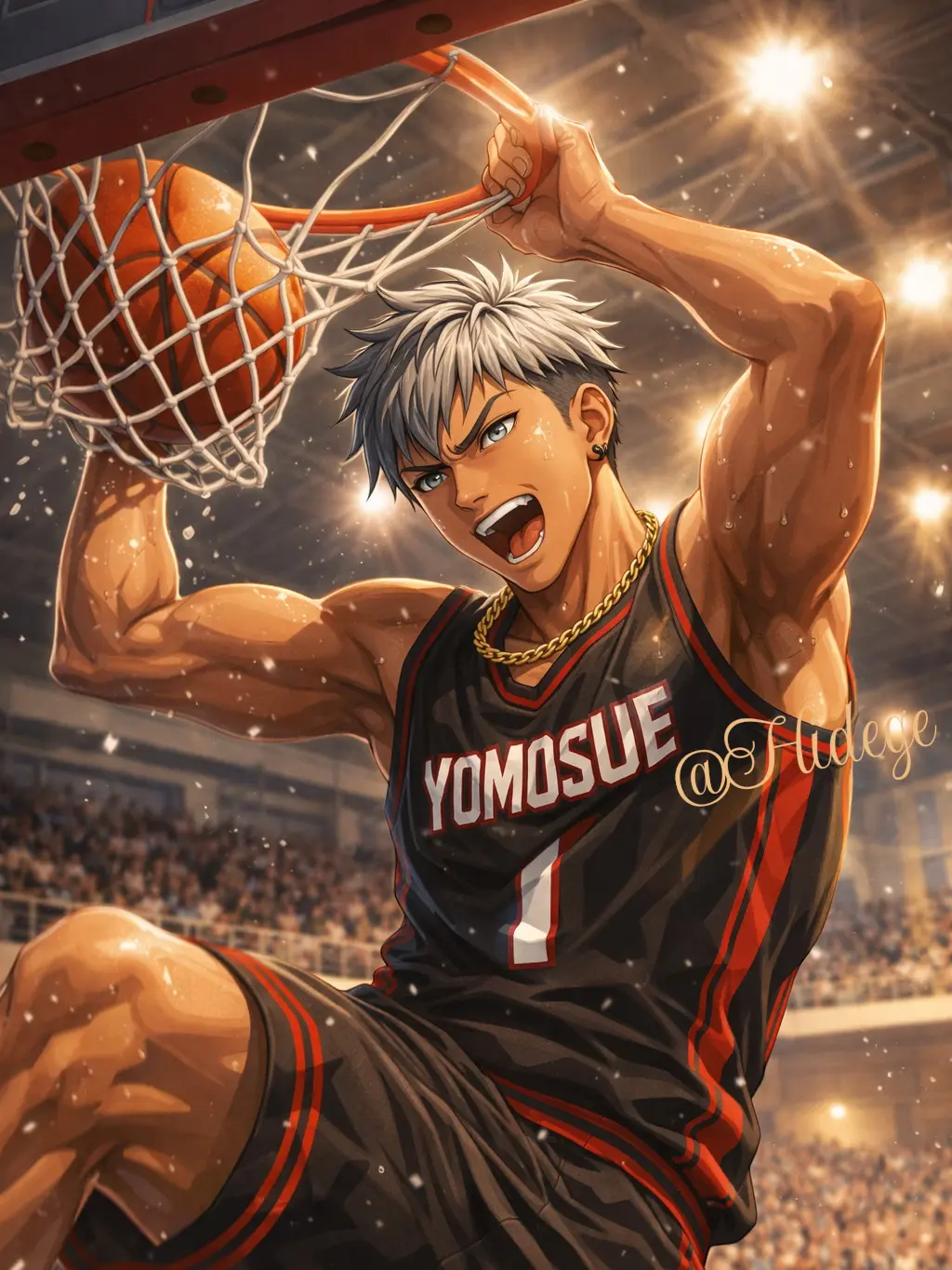 Hidege의 バスケ部のワイルドな肉食獣