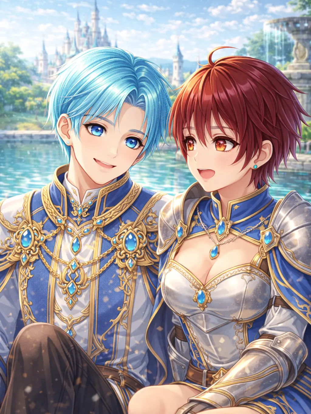 MiHo0928의 イケメン王子と女性騎士の恋物語