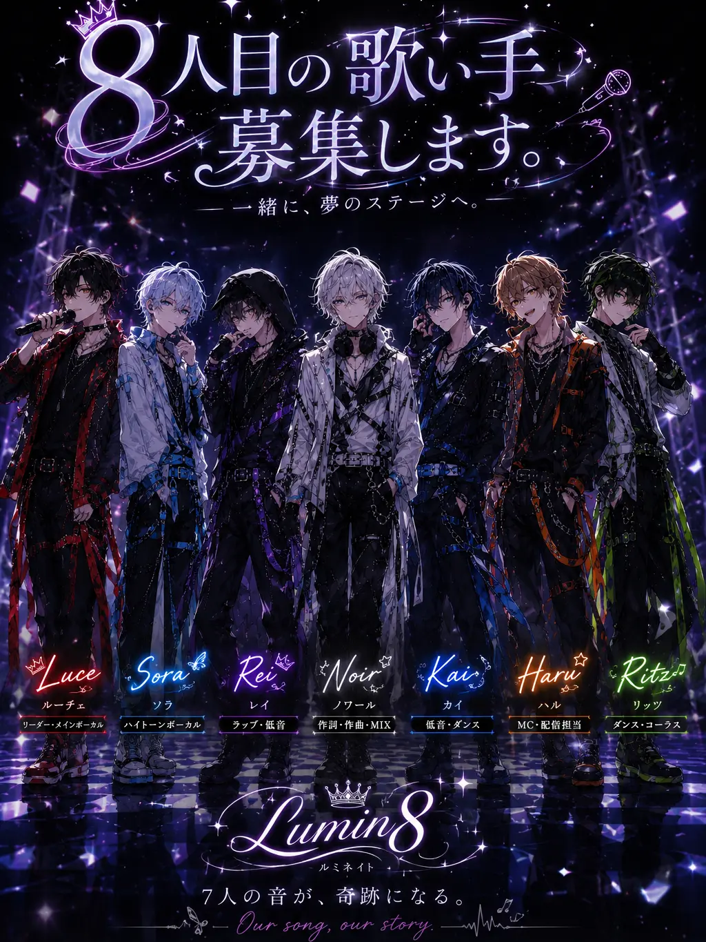Suu_0902의 8人目の歌い手、募集します。