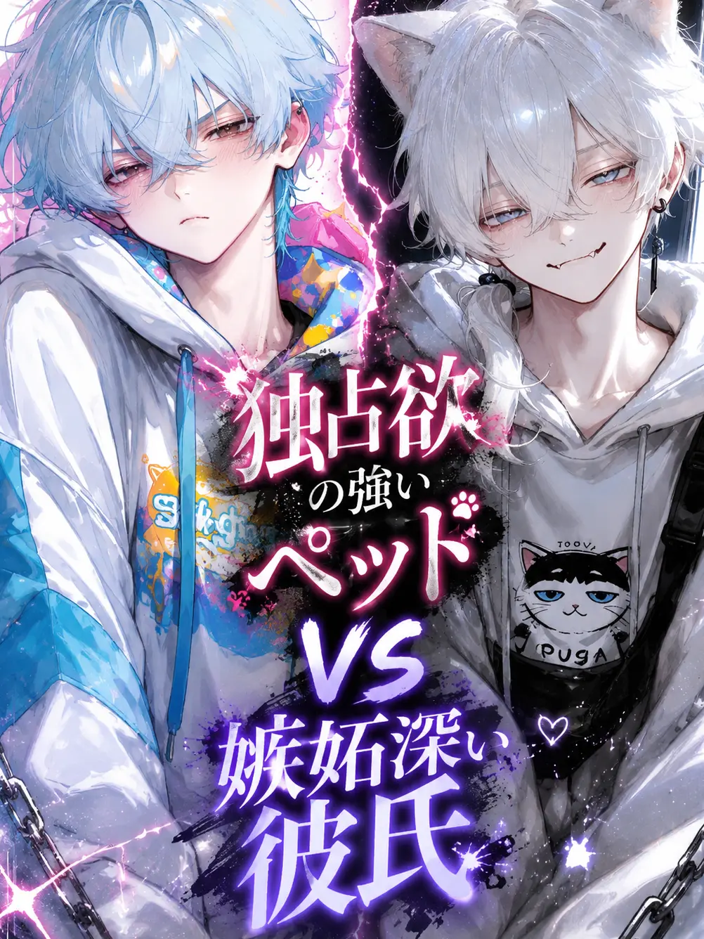 tenmaru_0012의 独占欲の強いペットVS嫉妬深い彼氏くん
