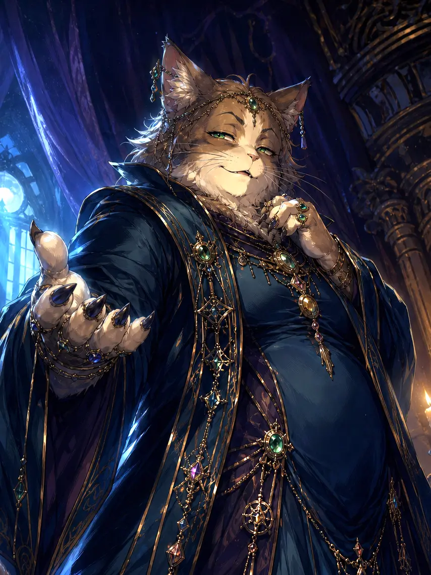 drafurferally2000의 強敵と何してもOK　闇魔術師の猫獣人