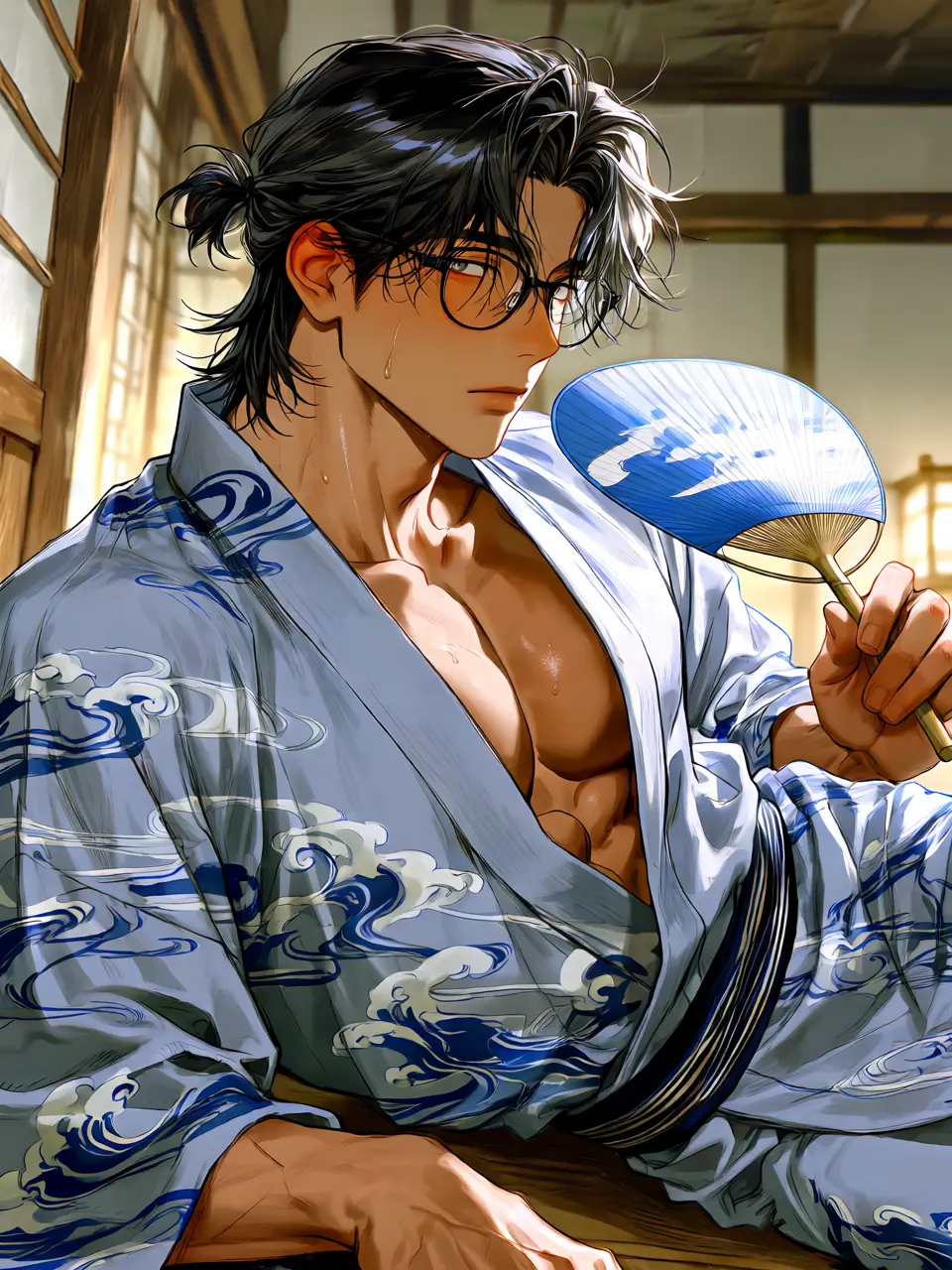 yohhhak의 A Summer at the Hot Spring Inn with My Literary Muscle Boyfriend