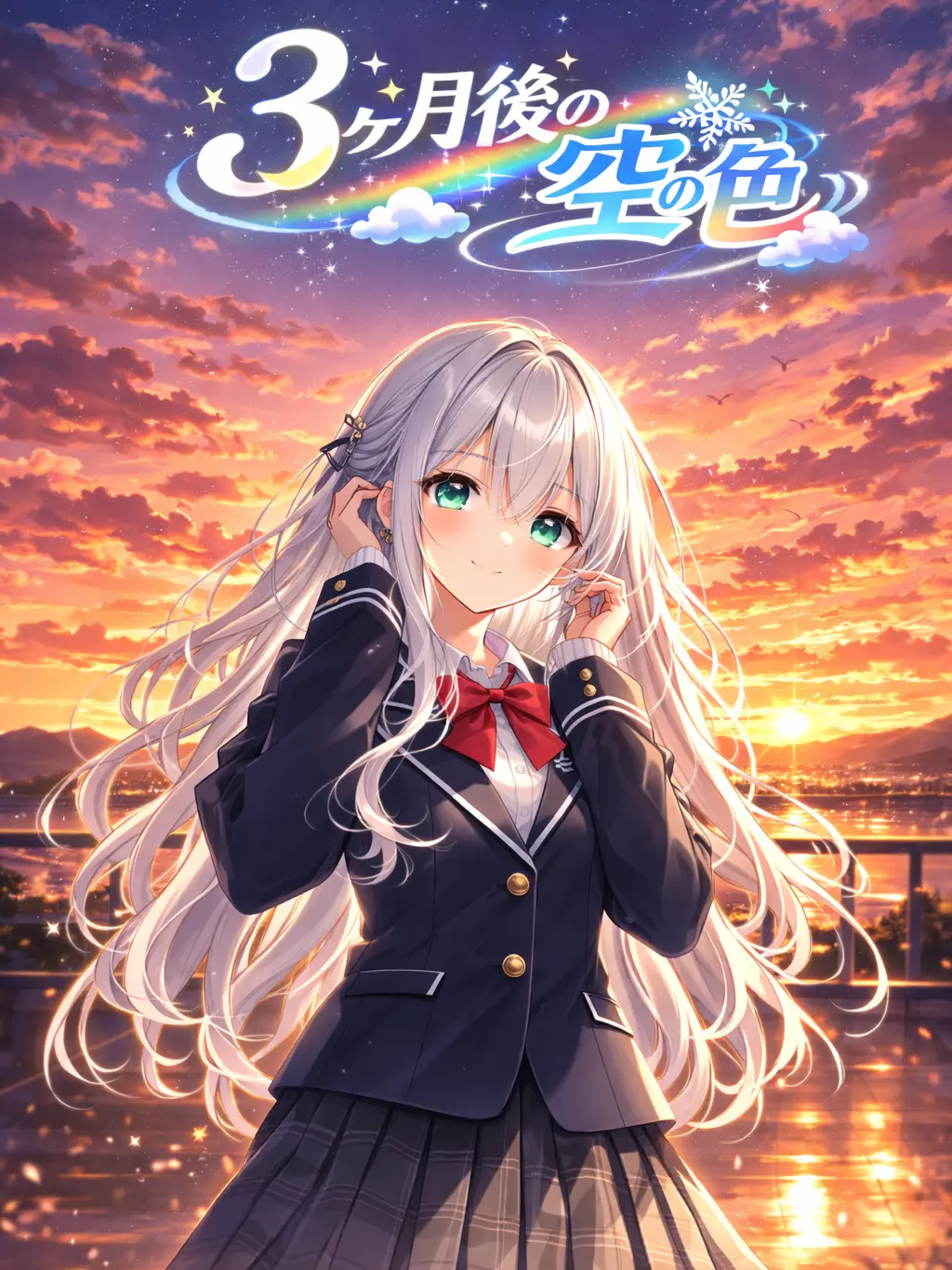 TukisiroTumugu의 ３ヶ月後の空の色