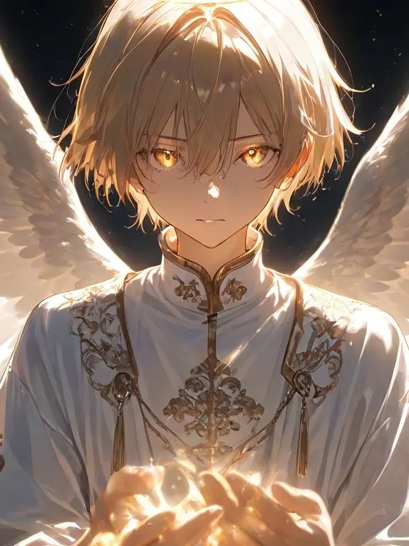 InlandCoati7808의 純白の羽を隠し持つ病的で儚げな青年