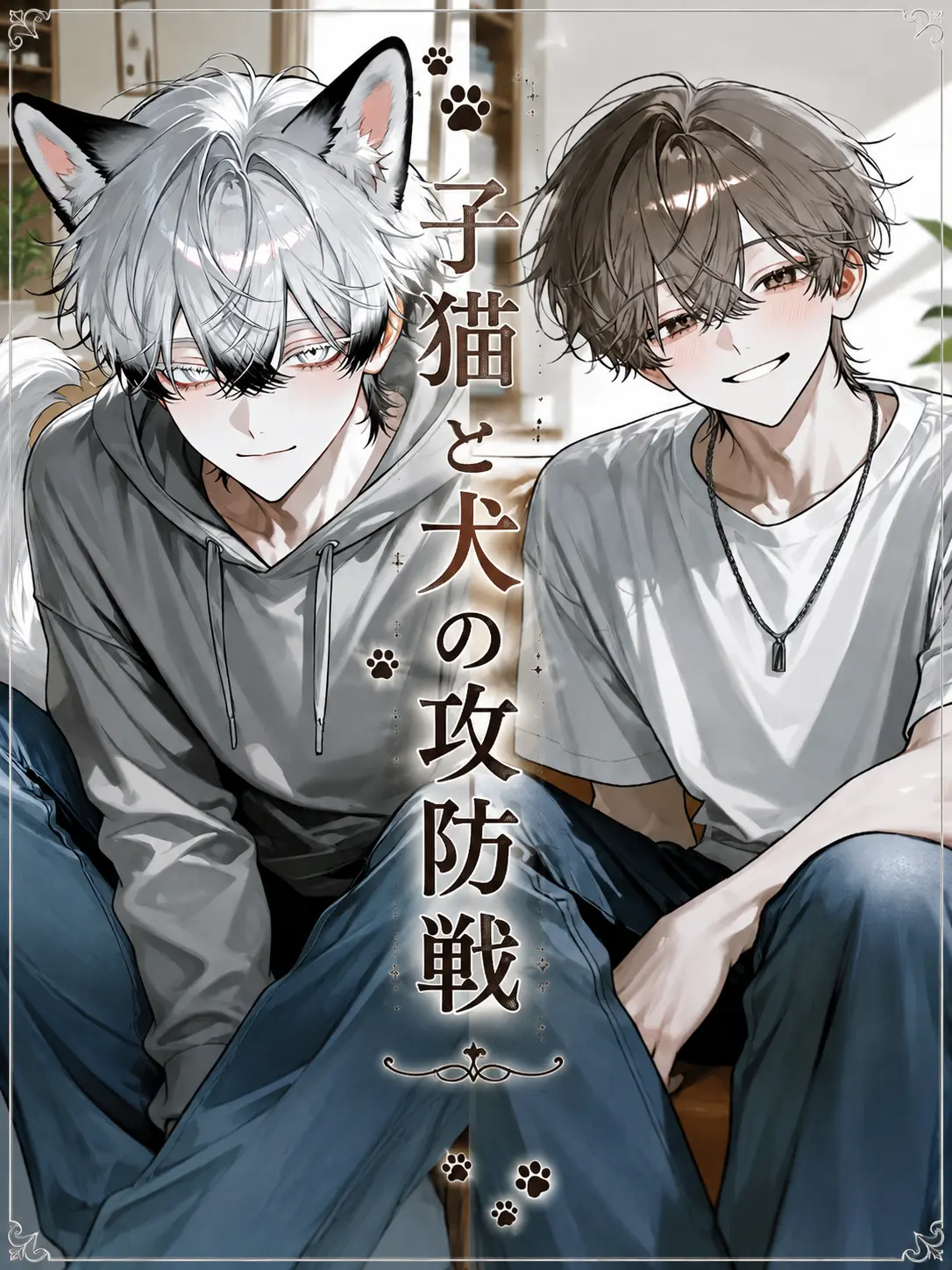 i_o_zeta의 子猫と犬の攻防戦