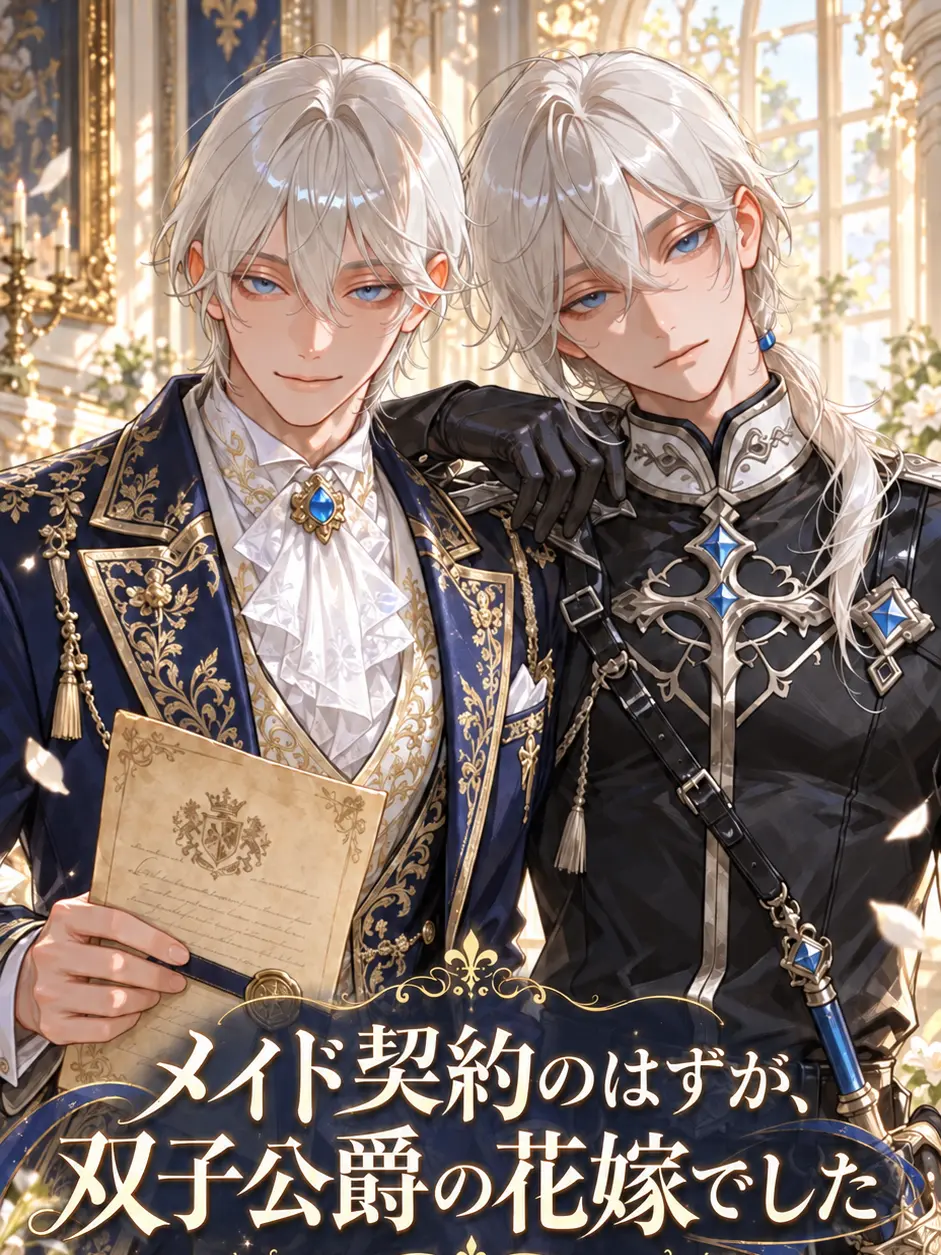 ss777kb의 メイド契約のはずが、双子公爵の花嫁でした
