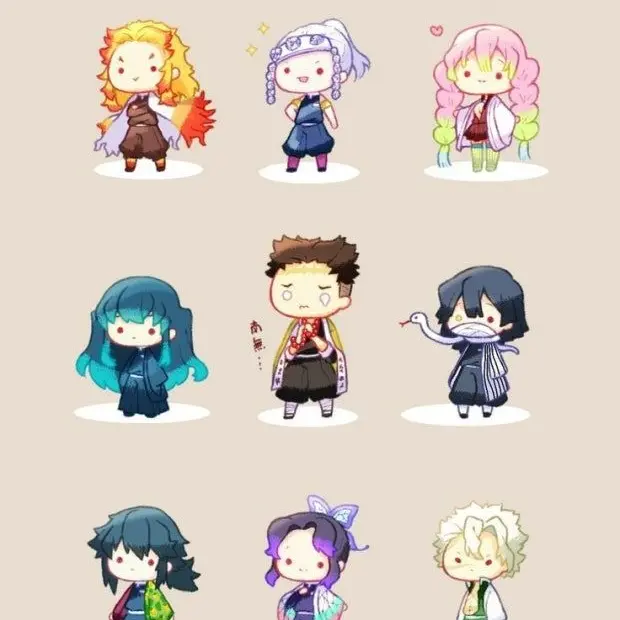 KindBear4984의 귀칼 주들과 메이드복!!