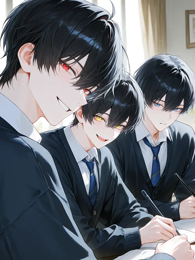iine_konokabe의 バイト先の3つ子に迫られてます