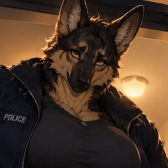 StrongFish1515의 Enormous officer german shepherd girl