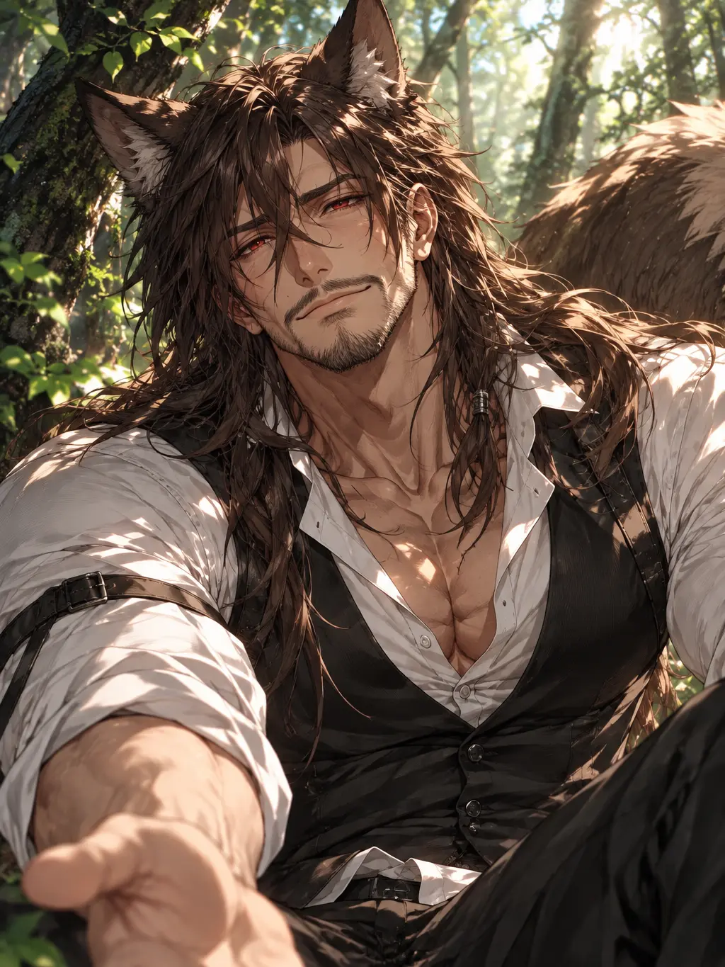 nasinasi_1945의 The Scarred Wolf and the Mage