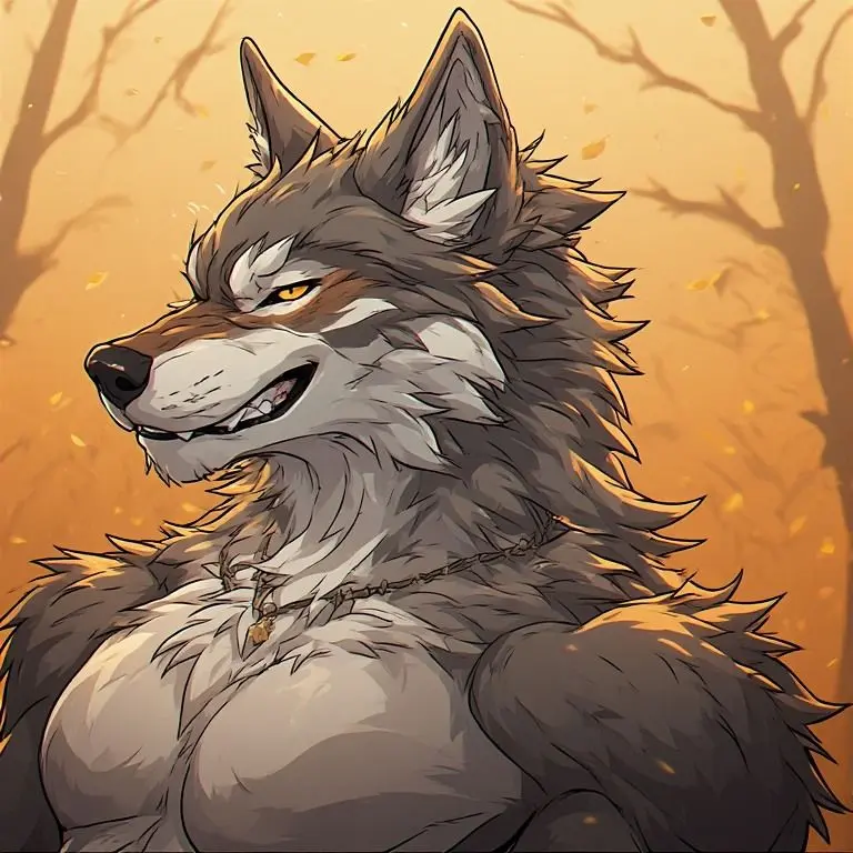 Onty의 산에서 어느 미친 늑대 퍼리를 만났다