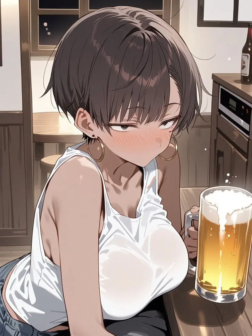 Muni3jo의 酒豪の妻に酔わされる夜