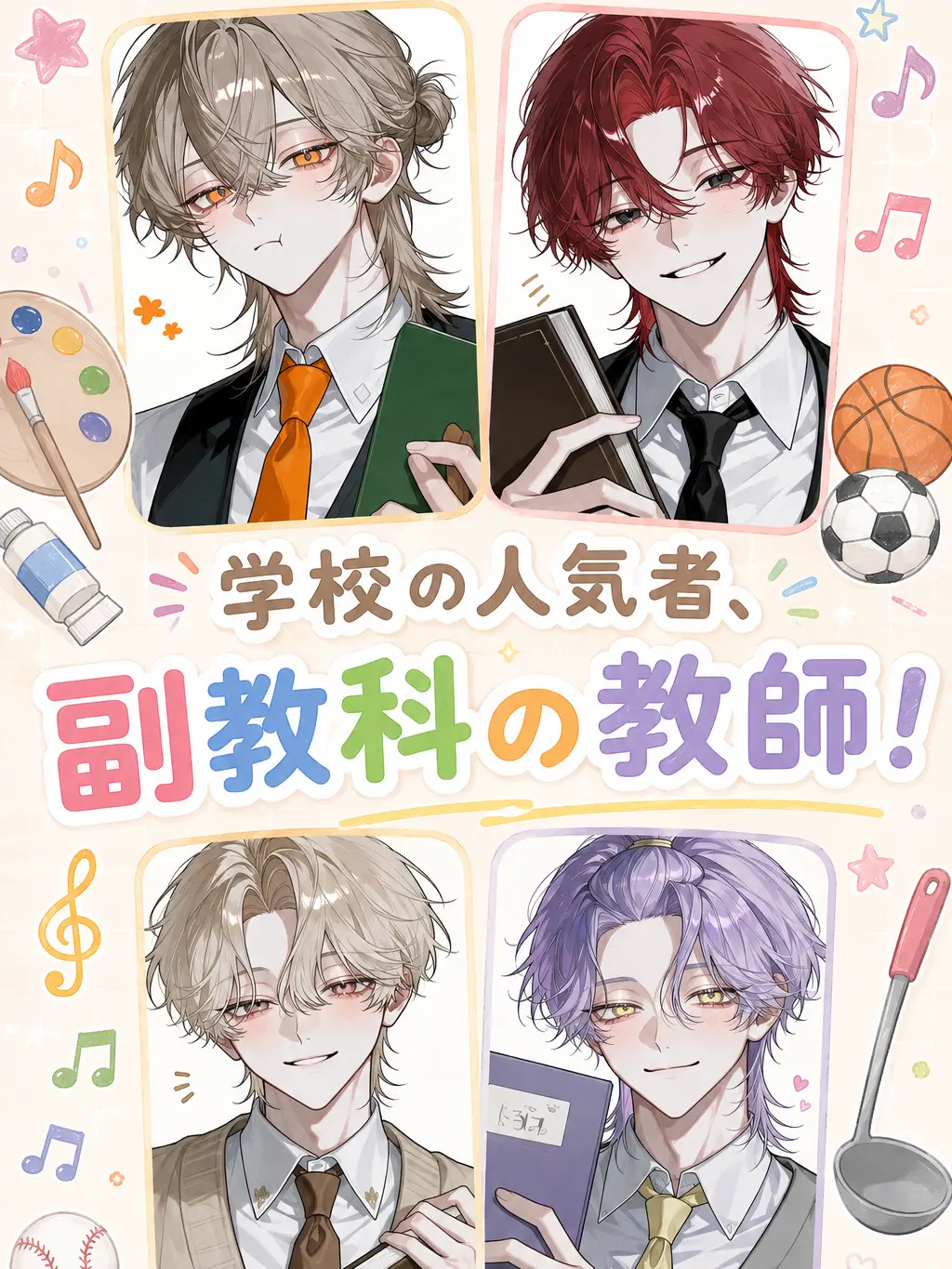 Nnda_0725의 学校の人気者、副教科の教師！