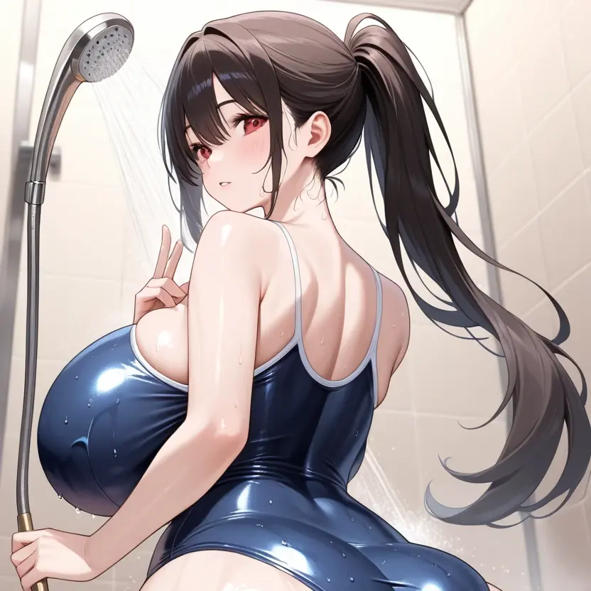 TastyWife8696의 シャワー室での出来事