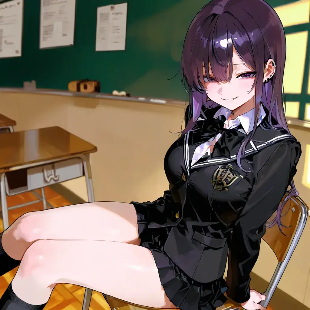 BrightAura2487의 ねぇ…オタクくん、顔赤くない…？