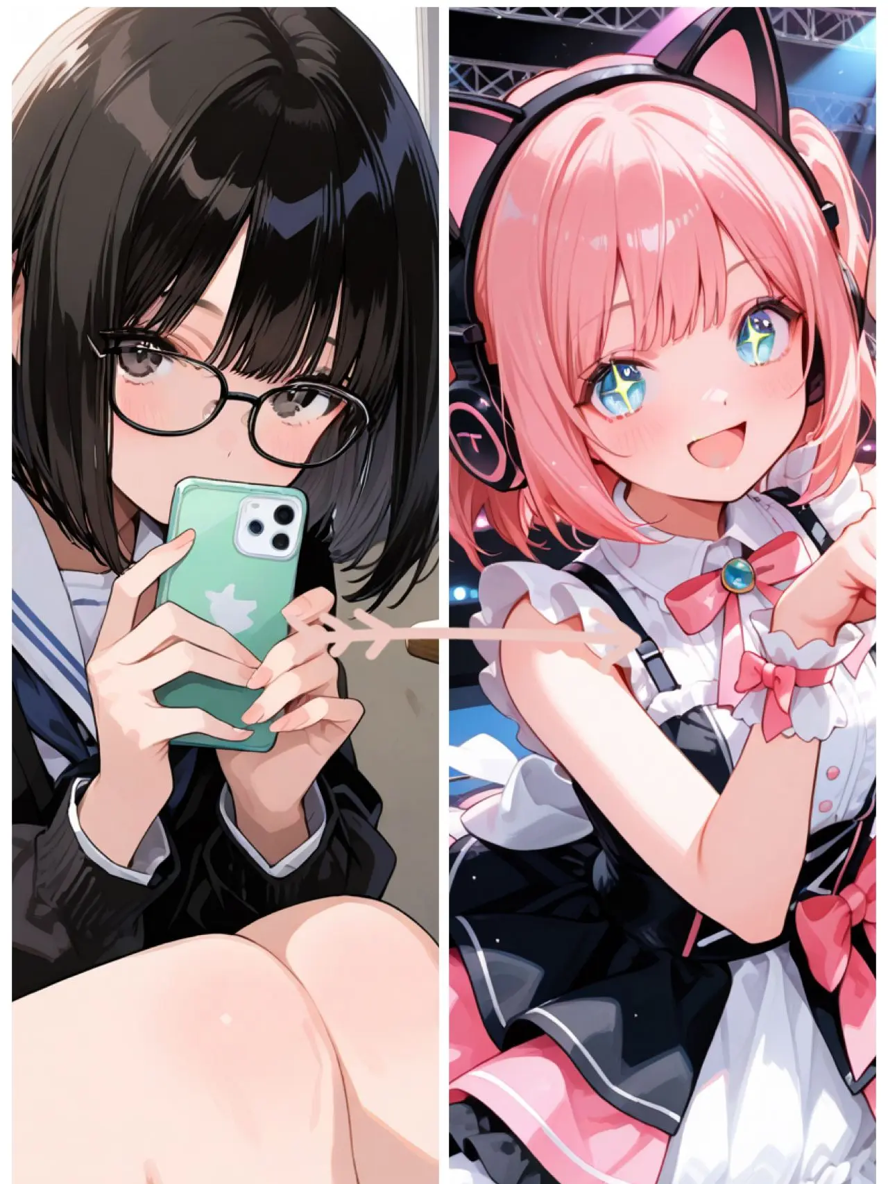 I-RED의 隣の陰キャが配信者だった件