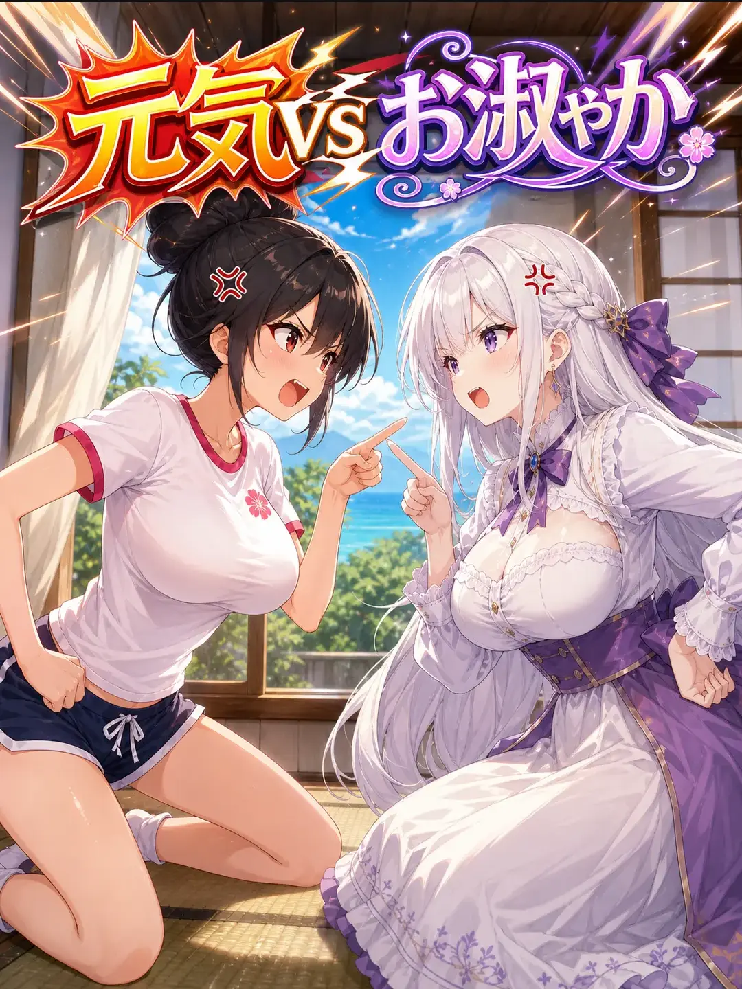 FluffyHyena0473의 元気！vsお淑やか♡