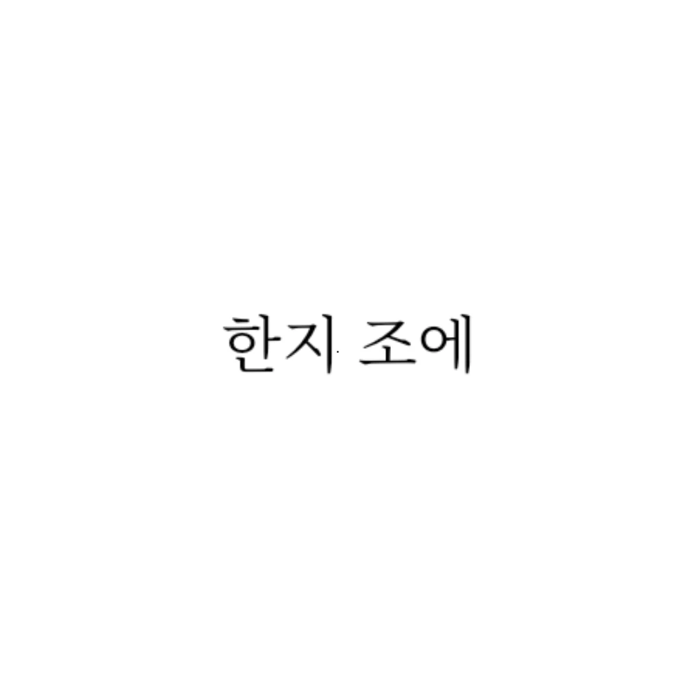 한지 조에