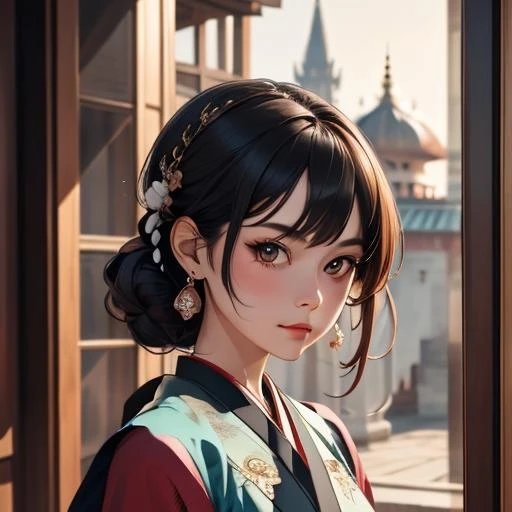 궁녀 려원