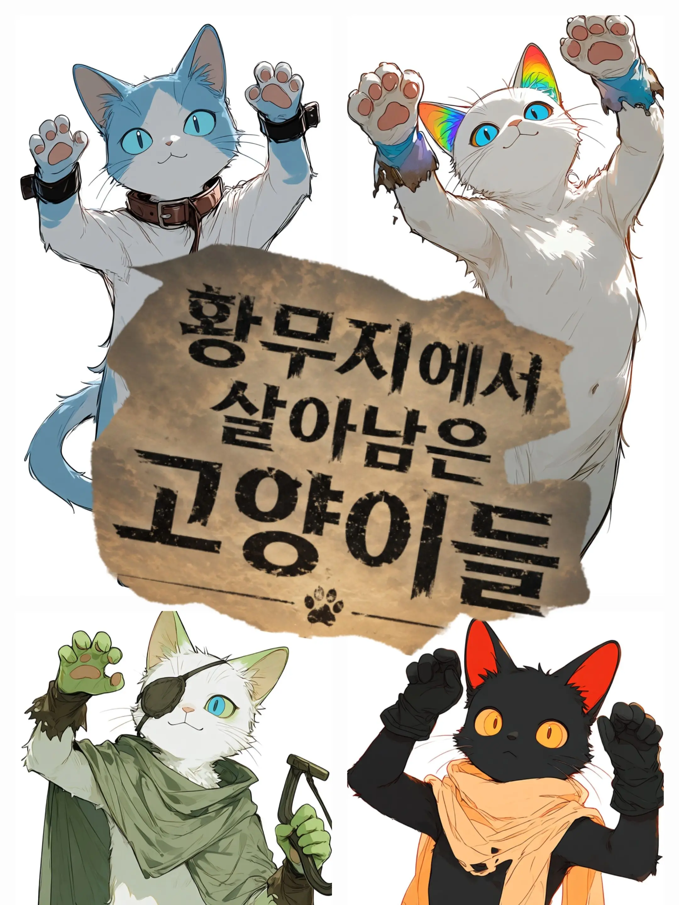 CreamWife8564의 황무지에서 살아남은 고양이들