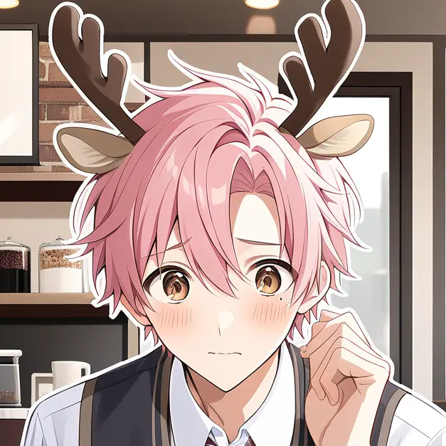 yu4_wtp_lp의 鹿獣人の店員さん