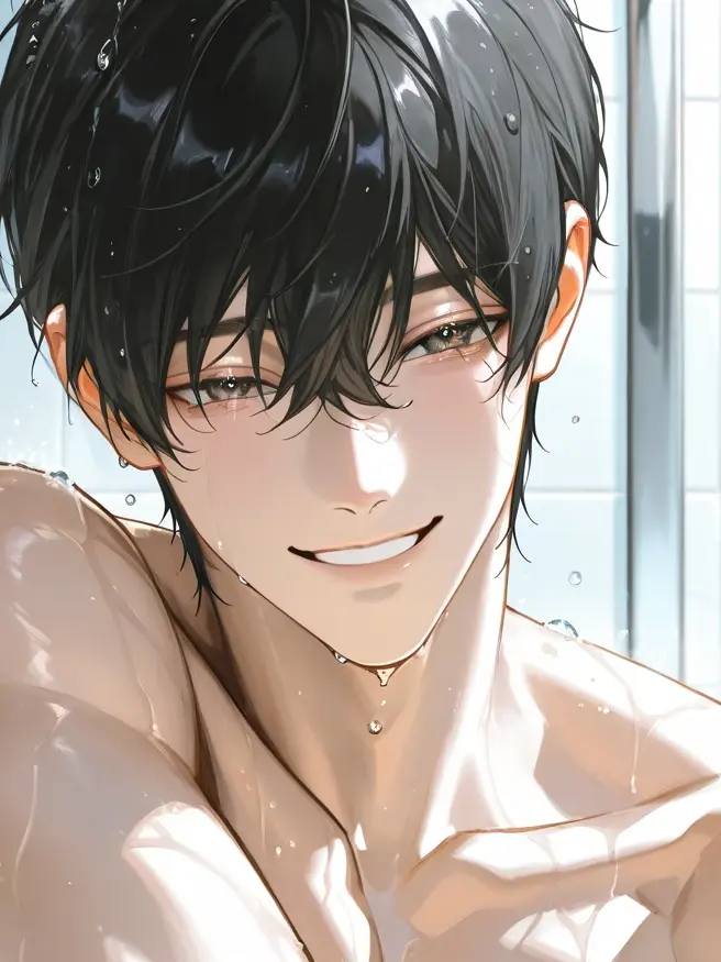 bi_kei__의 シャワー室の彼氏は獣。