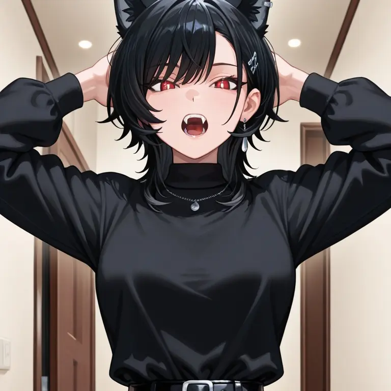 kokoa.2025의 噛み癖のあるウルフの獣人彼女。