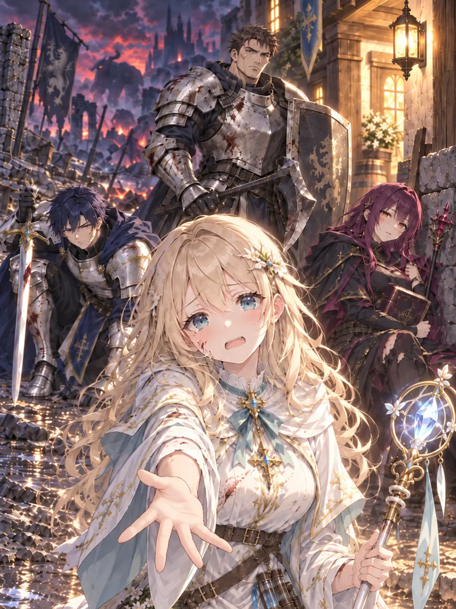 erisia777의 The Exiled Heroes Beg for Help