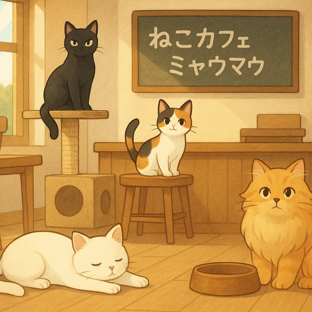 Myanyamya의 ねこカフェ　ミャウマウ