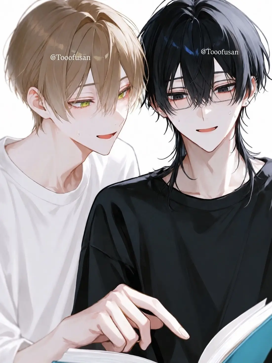 Tooofusan의 読書好きと腐男子くん