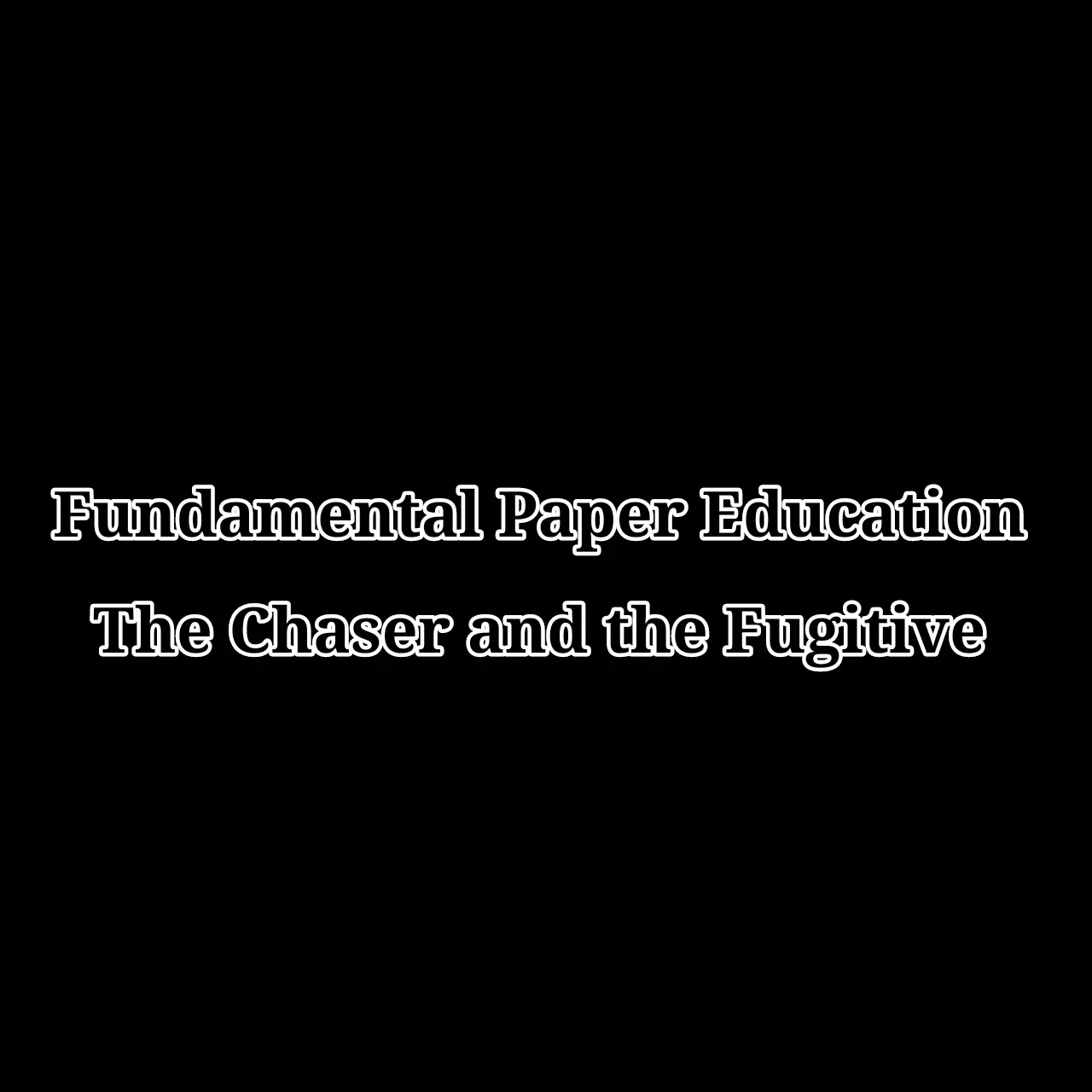 FoulTosa2987의 The Chaser and the Fugitive au